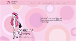 Desktop Screenshot of consigncapecod.com